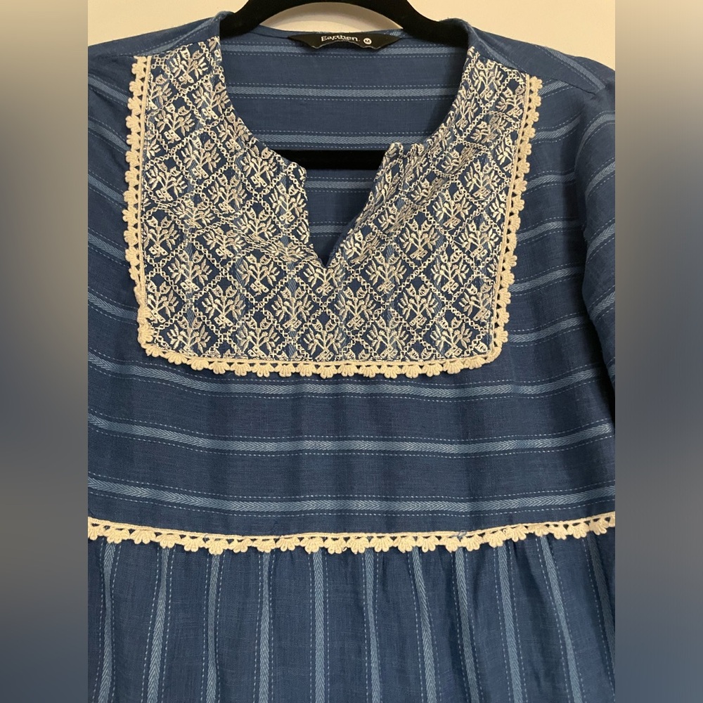 Blue midi dress - Picture 6 of 6